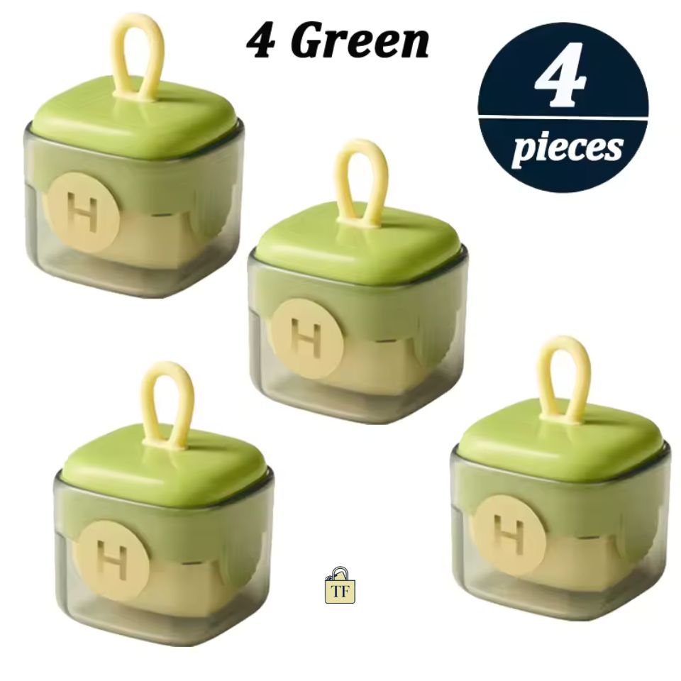 4 green TrueFlow Reusable Lint Roller - 2025 Washable Pet Hair Remover Brush