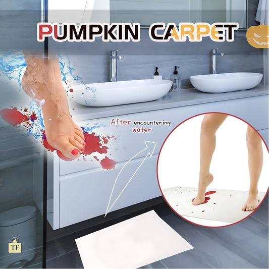 TrueFlow Bloody Bath Mat - Color-Changing Novelty Rug Turns Red When Wet Halloween 2025