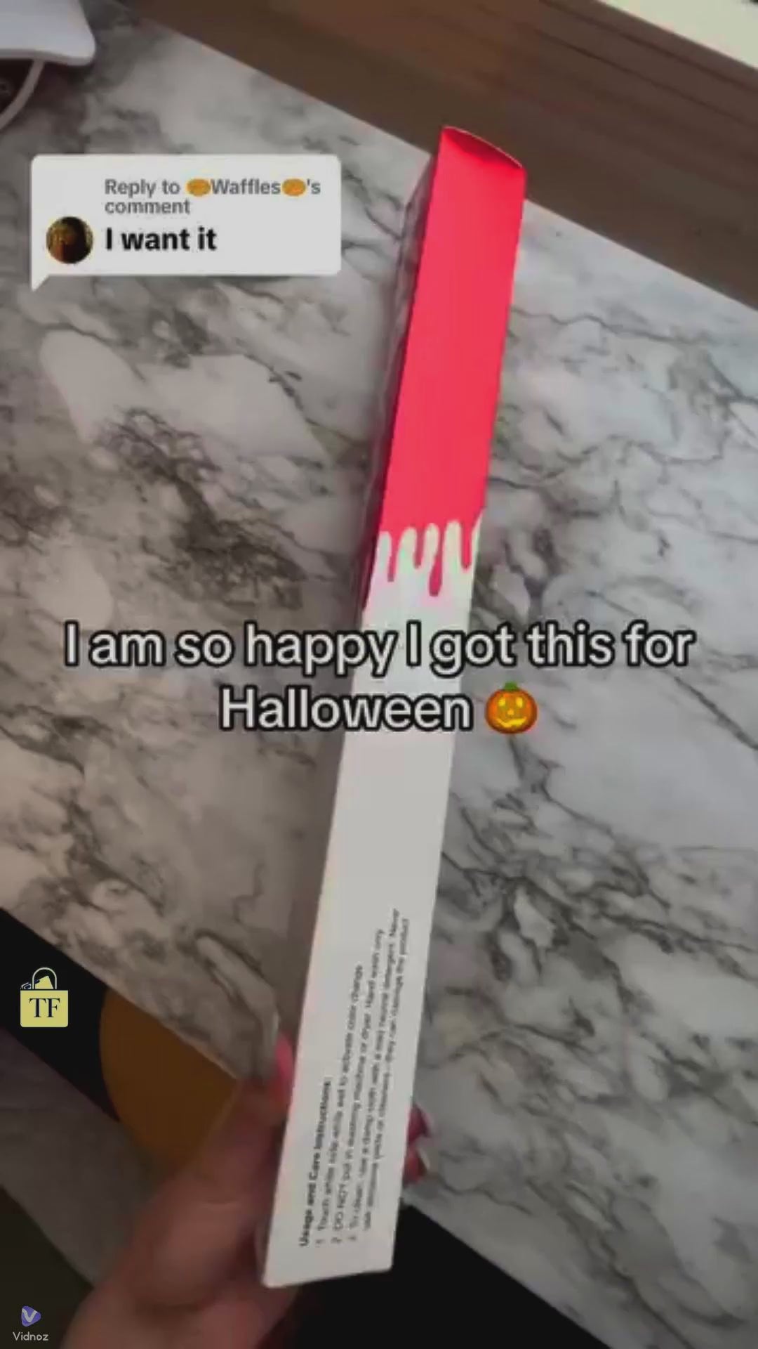 unpacking a bloody bath mat