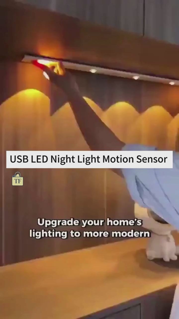 TrueFlow MotionSense LED - Wireless USB Cabinet Light in action bedroom kitchen bathroom 