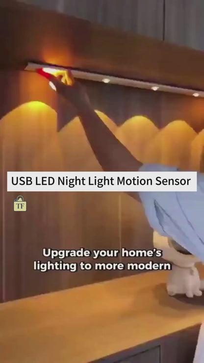 TrueFlow MotionSense LED - Wireless USB Cabinet Light in action bedroom kitchen bathroom 