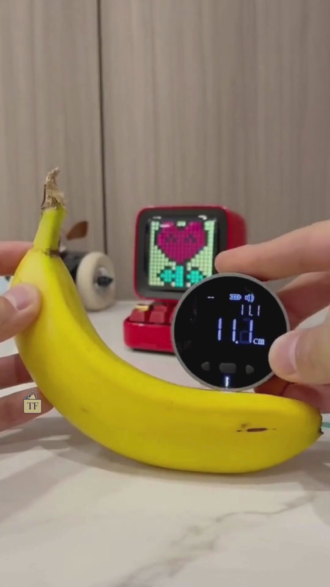 banana TrueFlow Digital LCD Measuring Ruler PrecisionPro 2025 desk video 